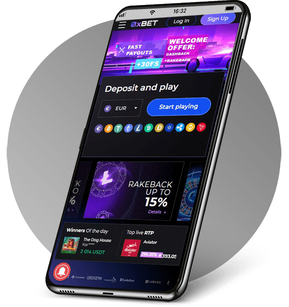 0xBet Casino mobile