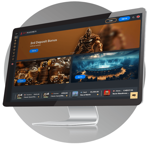BetMaximus Casino Desktop
