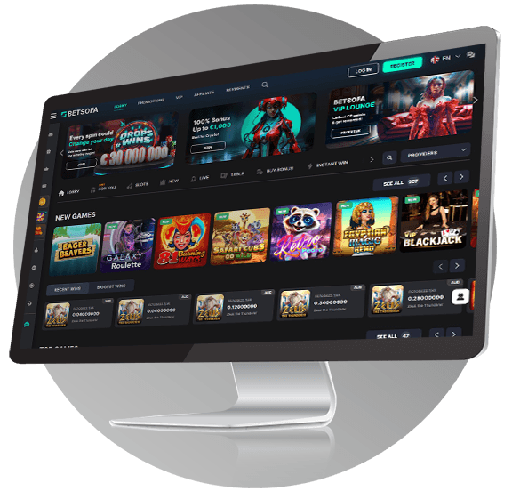 Betsofa casino Desktop