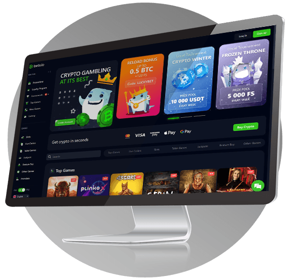 Bets.io Casino desktop