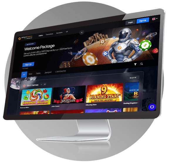 BitSpin Casino desktop