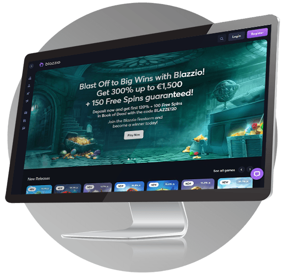 Blazzio Casino desktop
