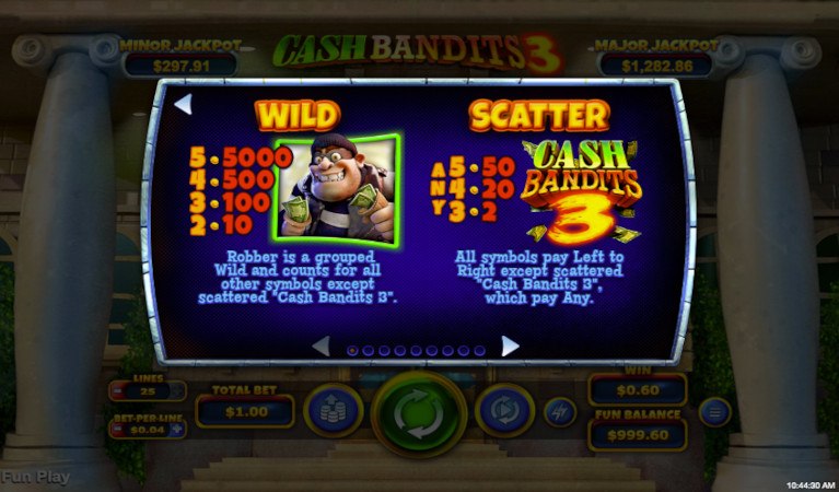 Cash Bandits 3 Symbols