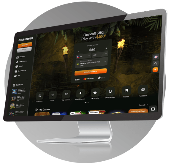 CashWin Casino Desktop