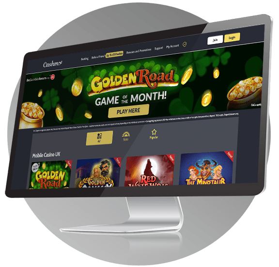 Cashmo Casino Desktop Site