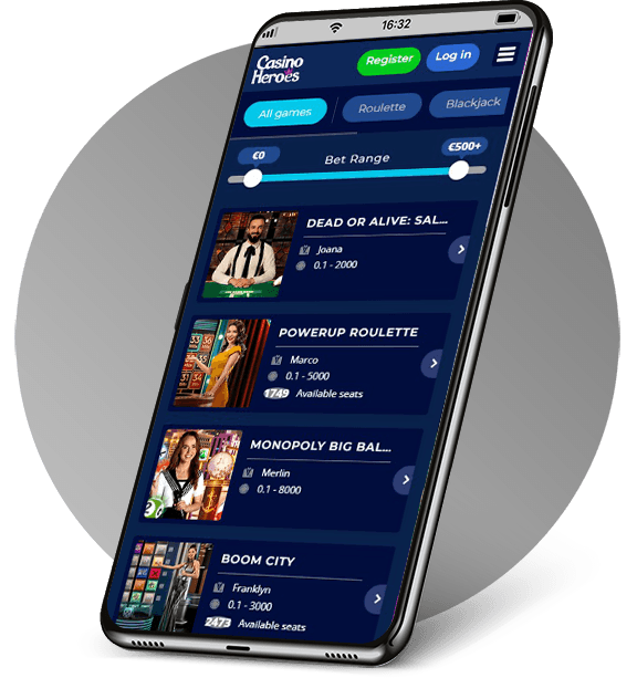 Casino Heroes mobile