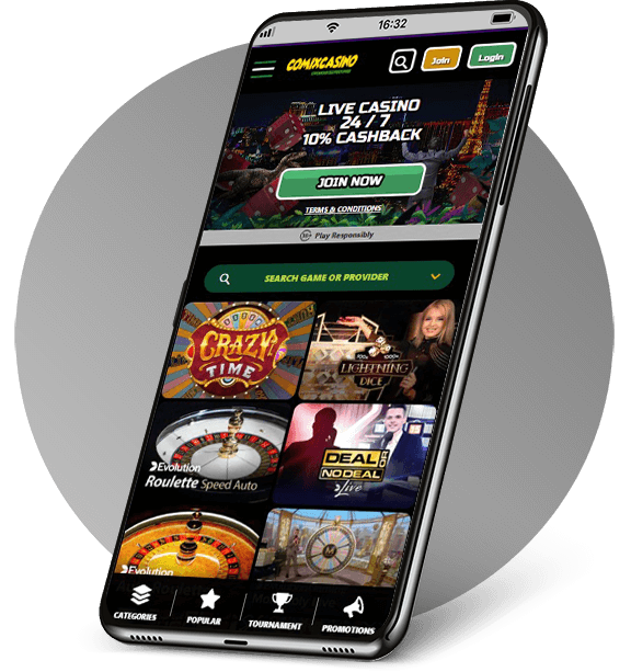 Comix Casino mobile