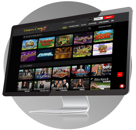 Conquer Casino desktop
