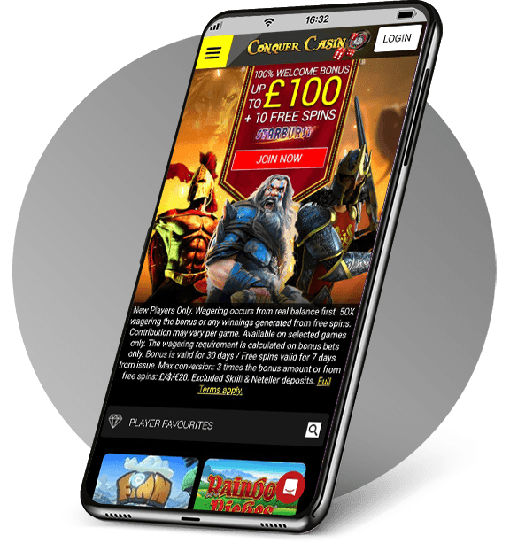 Conquer Casino mobile