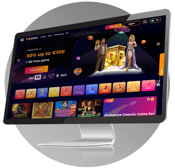 Cosmic Slot Casino Desktop