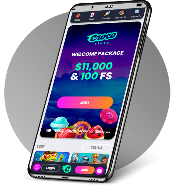 Crocoslots Casino mobile