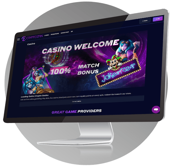Cryptozpin Casino desktop