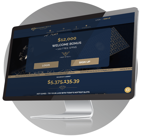 Diamond Reels Casino Design