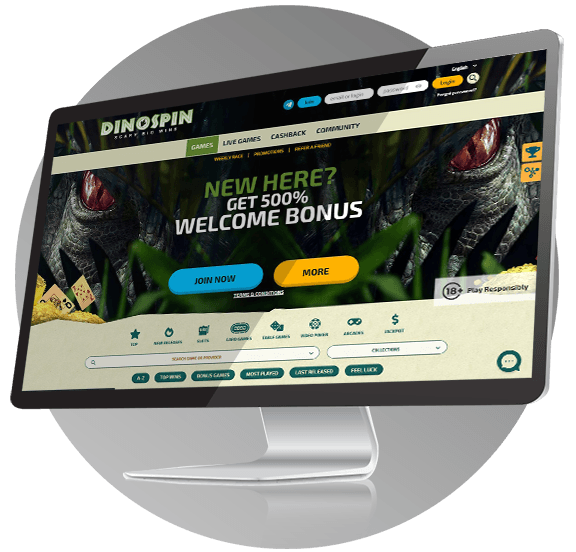 Dinospin Casino Desktop