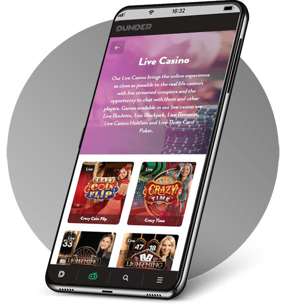 Dunder Casino mobile