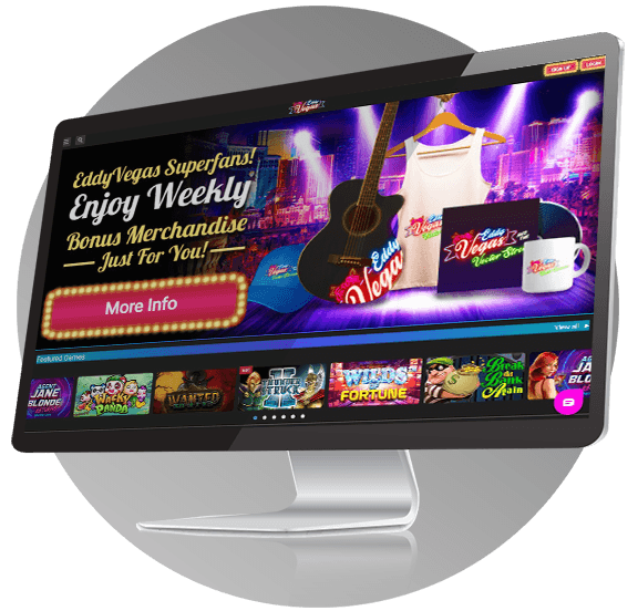 EddyVegas Casino Desktop
