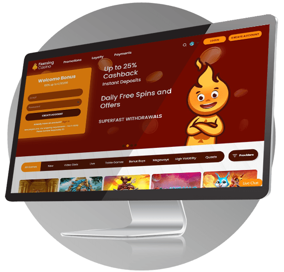 Flaming Casino Desktop