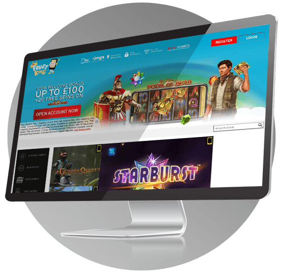 Fruity King Casino desktop