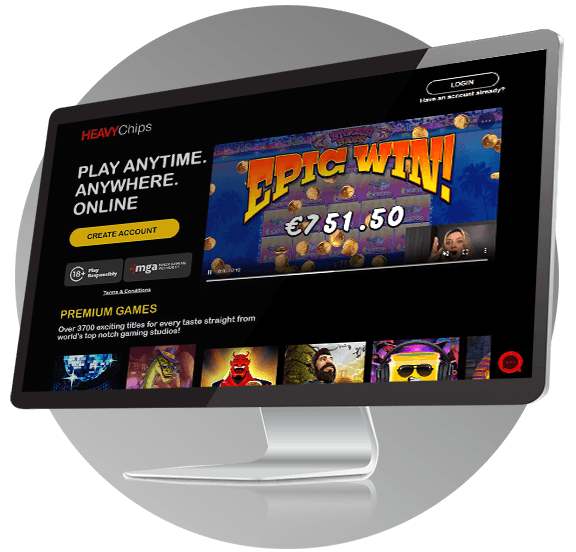 HeavyChips Casino Desktop