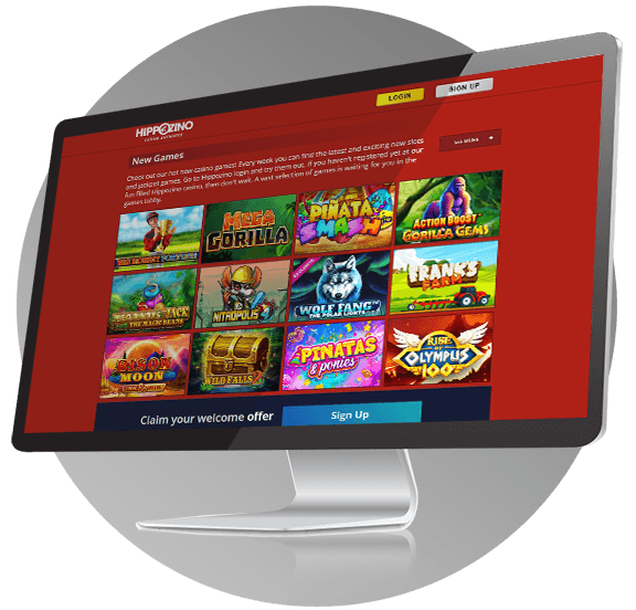 Hippozino Casino Desktop