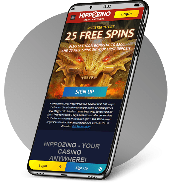 Hippozino Casino mobile
