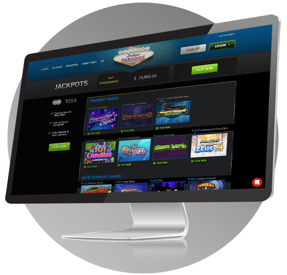 Jackpot Paradise Casino Desktop Review
