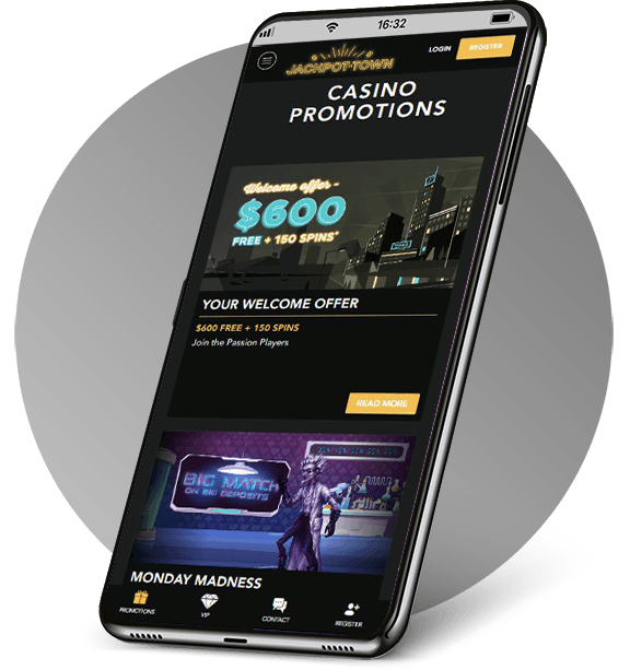 Jackpot Town Casino mobile