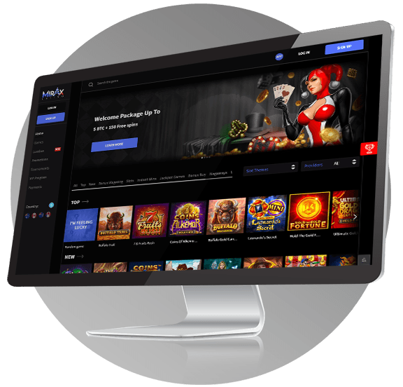 Mirax Casino Desktop
