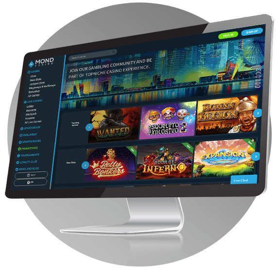 Mond Casino Desktop