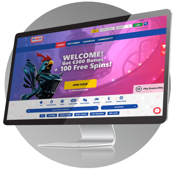 MyWin24 Casino Desktop