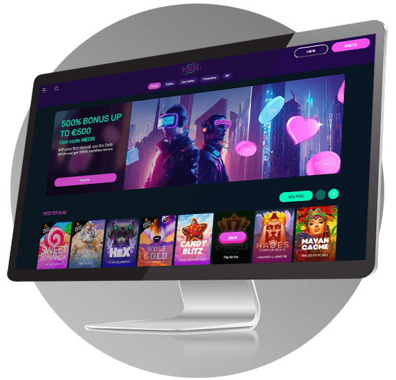 Neon Vegas Casino Desktop