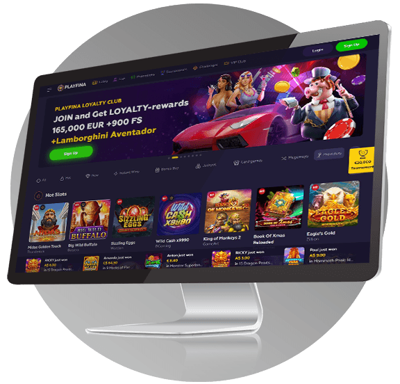 Playfina Casino Desktop