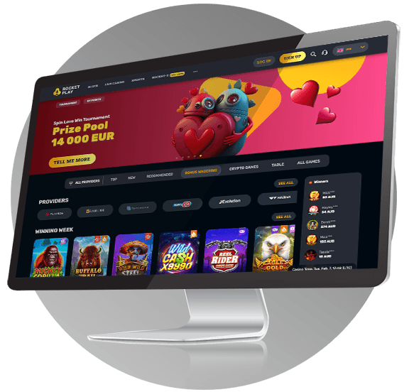 RocketPlay Casino Desktop