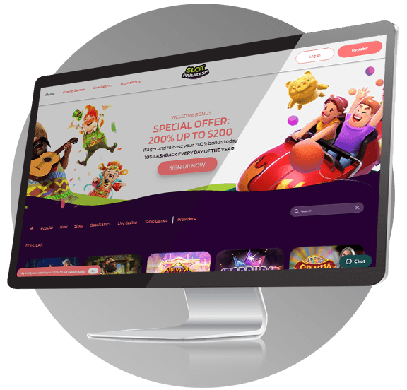 Slot Paradise Casino desktop