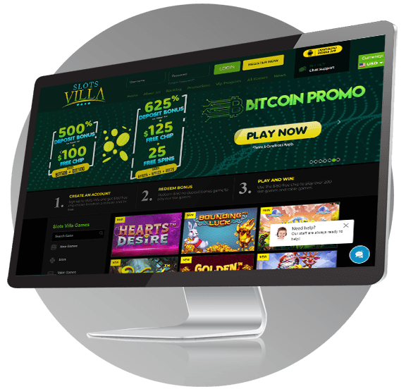 Slots Villa Casino desktop
