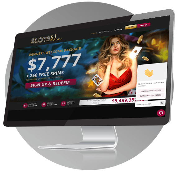 SlotsWin Casino Desktop