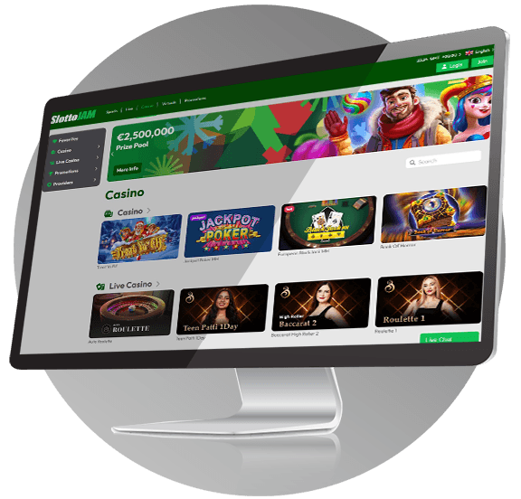 SlottoJam Casino Desktop Review