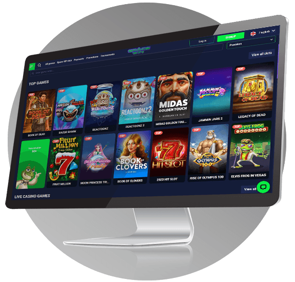 SpaceWin Casino Desktop