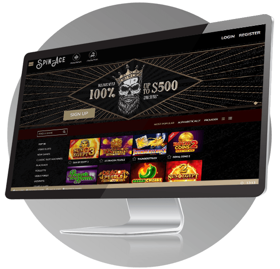 Spin Ace Casino desktop