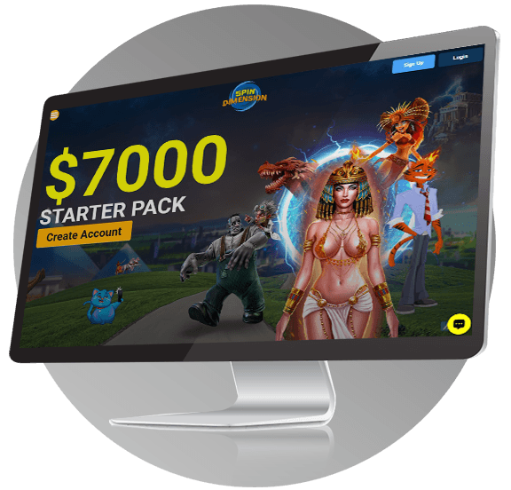 Spin Dimension Casino Desktop