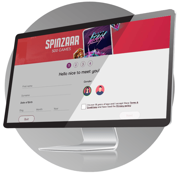 Spinzaar Casino Desktop