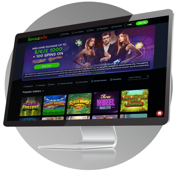 Spinzwin Casino Desktop
