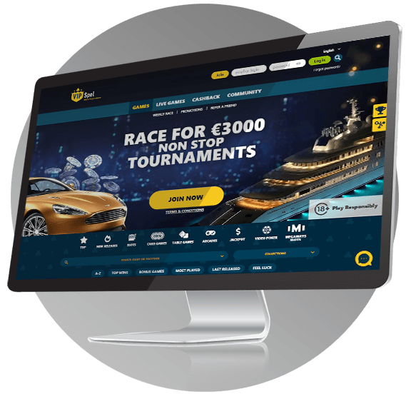 VIPSpel Casino Desktop