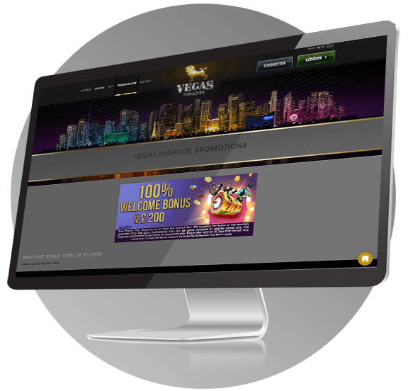 Vegas Paradise Casino desktop