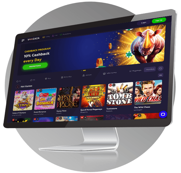 VooZaZa Casino desktop