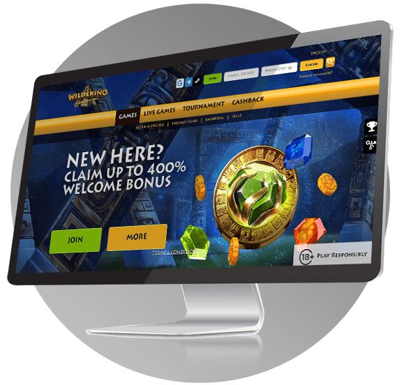 Wilderino Casino Desktop Site