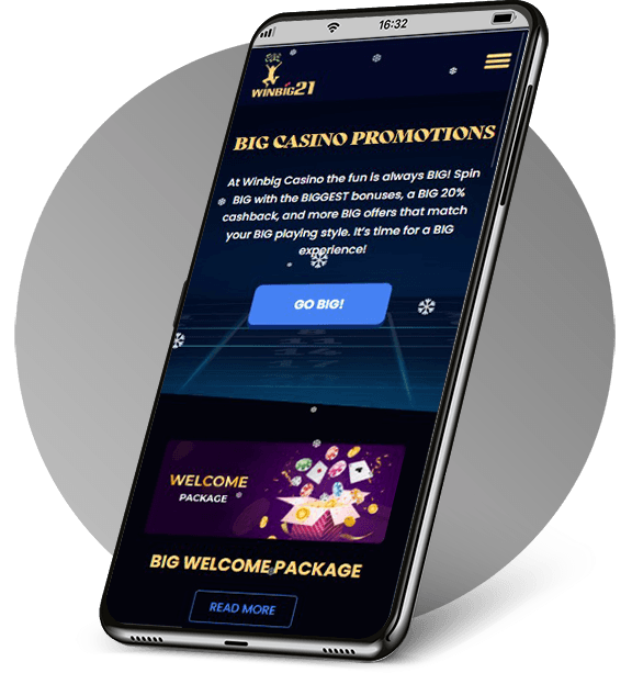 WinBig21 Casino Mobile