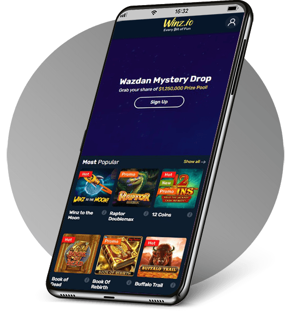 Winz.io Casino mobile