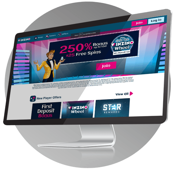 Winzino Casino Desktop