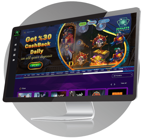 ZeSlots Casino desktop